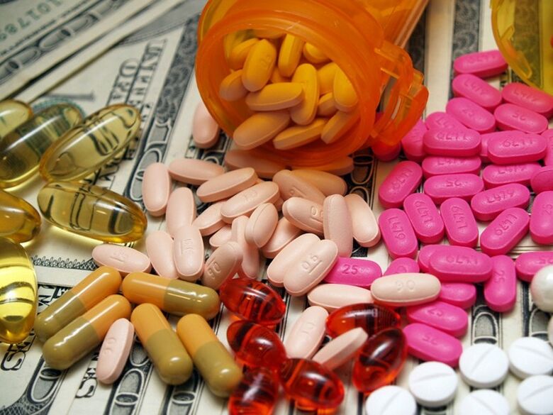 A prostatite é máis frecuentemente tratada con medicamentos en forma de comprimidos